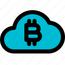 bitcoin, cloud, money, crypto, currency
