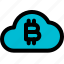 bitcoin, cloud, money, crypto, currency 