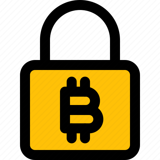 Bitcoin, lock, money, crypto, currency icon - Download on Iconfinder
