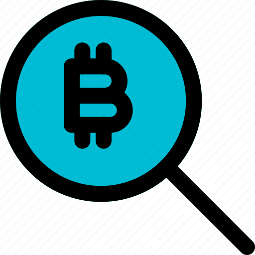Bitcoin, search, money, crypto, currency icon - Download on Iconfinder