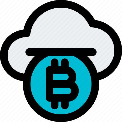 Cloud, coin, bitcoin, money, crypto, currency icon - Download on Iconfinder
