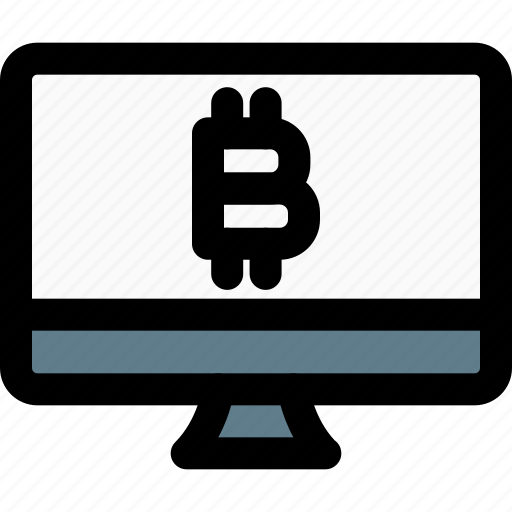 Desktop, bitcoin, money, crypto, currency icon - Download on Iconfinder