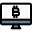desktop, bitcoin, money, crypto, currency 