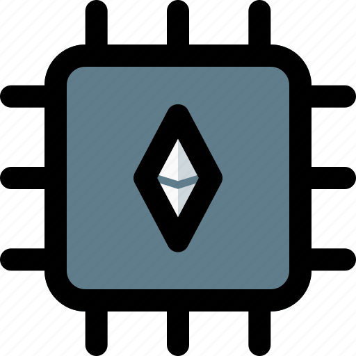 Ethereum, chip, money, crypto, currency icon - Download on Iconfinder