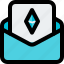 ethereum, mail, money, crypto, currency 