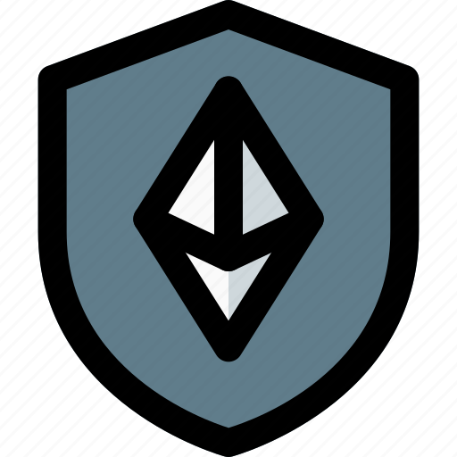 Shield, ethereum, money, crypto, currency, protection icon - Download on Iconfinder