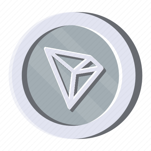 Tron, cryptocurrency, crypto, digital currency, money, blockchain, silver coin icon - Download on Iconfinder