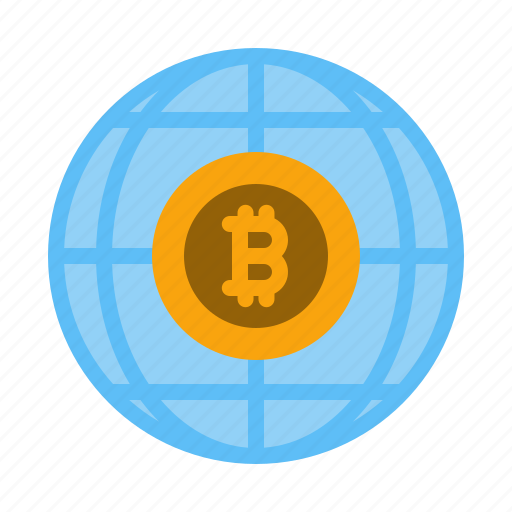 Crypto, bitcoin, world, cryptocurrency, network icon - Download on Iconfinder