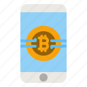 crypto, mobile, phone, cryptocurrency, token