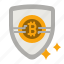 shield, protection, cryptocurrency, token, currency 