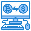 exchange, bitcoin, cryptocurrency, coin, digital, currency