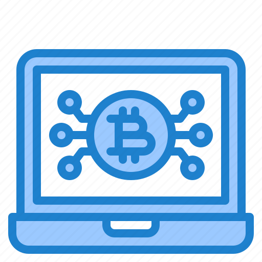 Laptop, bitcoin, cryptocurrency, coin, digital, currency icon - Download on Iconfinder