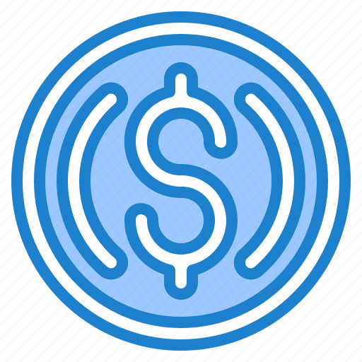 Usd, bitcoin, cryptocurrency, coin, digital, currency icon - Download on Iconfinder