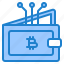 wallet, bitcoin, cryptocurrency, money, digital, currency 