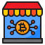shop, bitcoin, cryptocurrency, coin, digital, currency 