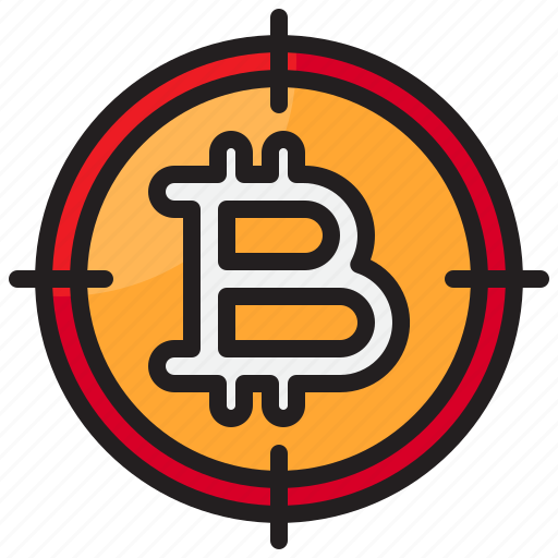 Target, bitcoin, cryptocurrency, coin, digital, currency icon - Download on Iconfinder