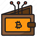 wallet, bitcoin, cryptocurrency, money, digital, currency