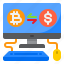 exchange, bitcoin, cryptocurrency, coin, digital, currency 