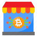shop, bitcoin, cryptocurrency, coin, digital, currency