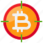 target, bitcoin, cryptocurrency, coin, digital, currency 