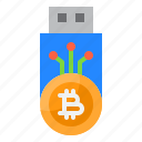 usb, bitcoin, cryptocurrency, coin, digital, currency