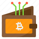 wallet, bitcoin, cryptocurrency, money, digital, currency