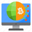 world, bitcoin, cryptocurrency, coin, digital, currency