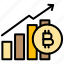 cryptocurrency, crypto, digital, currency, bitcoin, growth, chart 