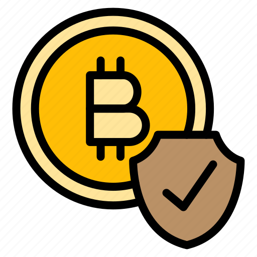 Cryptocurrency, crypto, digital, currency, bitcoin, safety, shield icon - Download on Iconfinder