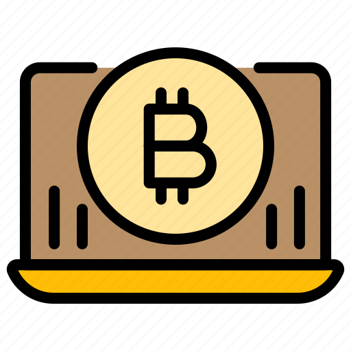 Cryptocurrency, crypto, digital, currency, bitcoin, coin, laptop icon - Download on Iconfinder
