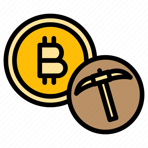 Cryptocurrency, crypto, digital, currency, pickaxe, mining, bitcoin icon - Download on Iconfinder