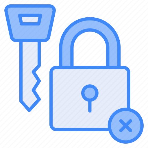 Security, broken, padlock, lock, key, information, access icon - Download on Iconfinder