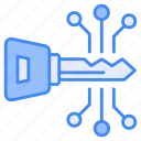 digital, key, access, passkey, latchkey, network, connection