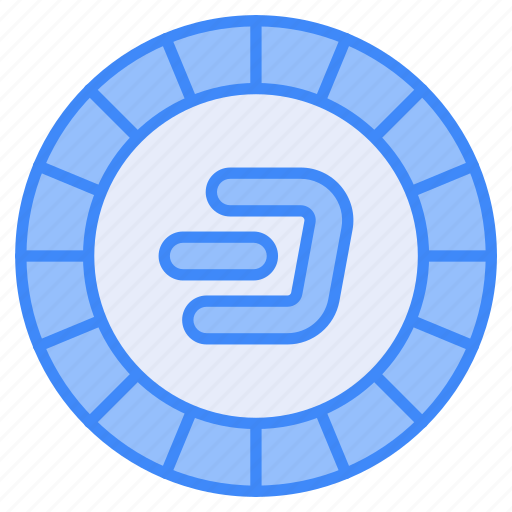Dash, coin, crypto, digital, currency, cryptocurrency, money icon - Download on Iconfinder