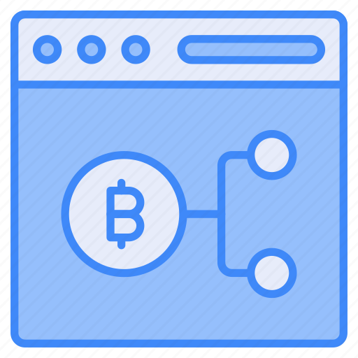 Bitcoin, cryptocurrency, website, web, webpage, crypto, browser icon - Download on Iconfinder