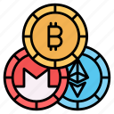 monero, ethereum, bitcoin, altcoins, coin, crypto, currency