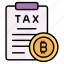 bitcoin, cryptocurrency, tax, document, crypto, digital, money 