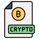 bitcoin, document, cryptocurrency, information, paper, expense, crypto