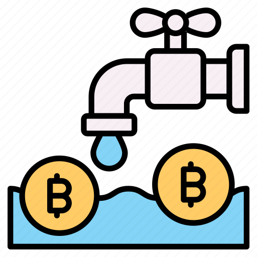 Bitcoin, cryptocurrency, faucet, crypto, flow, tap, finance icon - Download on Iconfinder