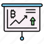 bitcoin, growth, chart, cryptocurrency, crypto, presentation, money 