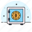crypto, vault, safe, bitcoin, locker, security, cryptocurrency 