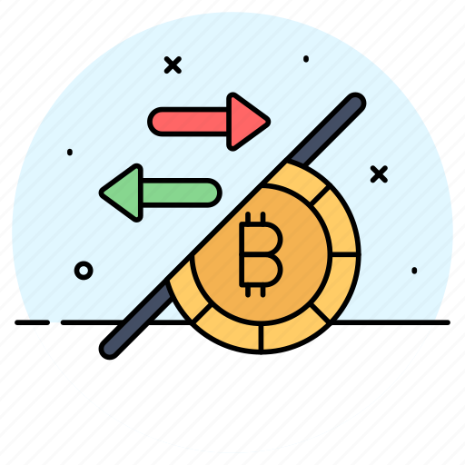 Bitcoin, transaction, payment, transfer, banking, currency, cryptocurrency icon - Download on Iconfinder