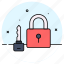 private, key, padlock, cryptocurrency, access, security, locked 