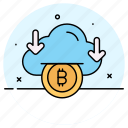 cloud, mining, bitcoin, cryptocurrency, crypto, currency, money