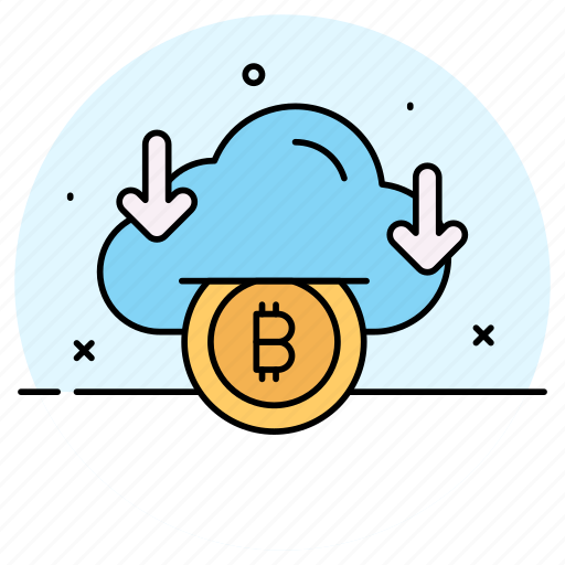 Cloud, mining, bitcoin, cryptocurrency, crypto, currency, money icon - Download on Iconfinder