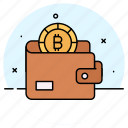 bitcoin, wallet, digital, cryptocurrency, money, currency, purse