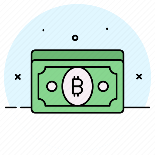Bitcoin, banknote, cryptocurrency, cash, currency, finance, asset icon - Download on Iconfinder