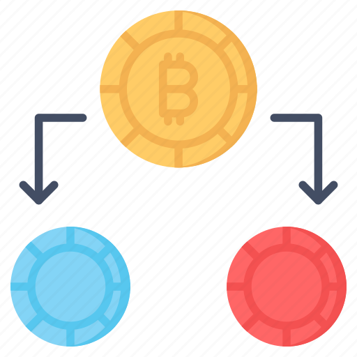 Double, spending, blockchain, cryptocurrency, bitcoin, crypto, currency icon - Download on Iconfinder