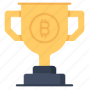 bitcoin, reward, trophy, cryptocurrency, prize, award, competition