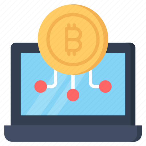 Digital, wallet, bitcoin, cryptocurrency, money, currency, laptop icon - Download on Iconfinder